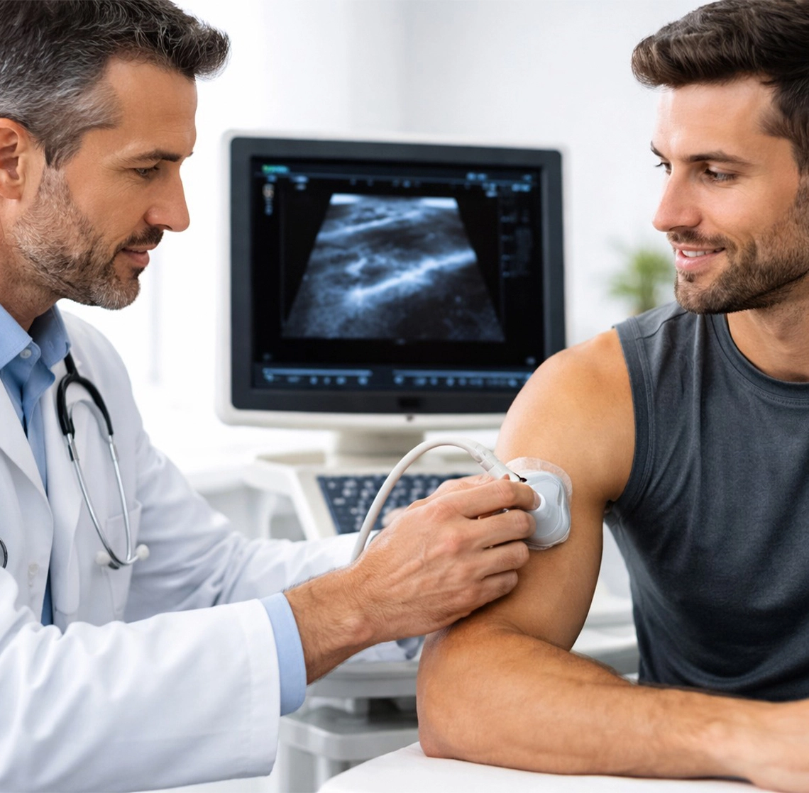 ultrasonido de bíceps