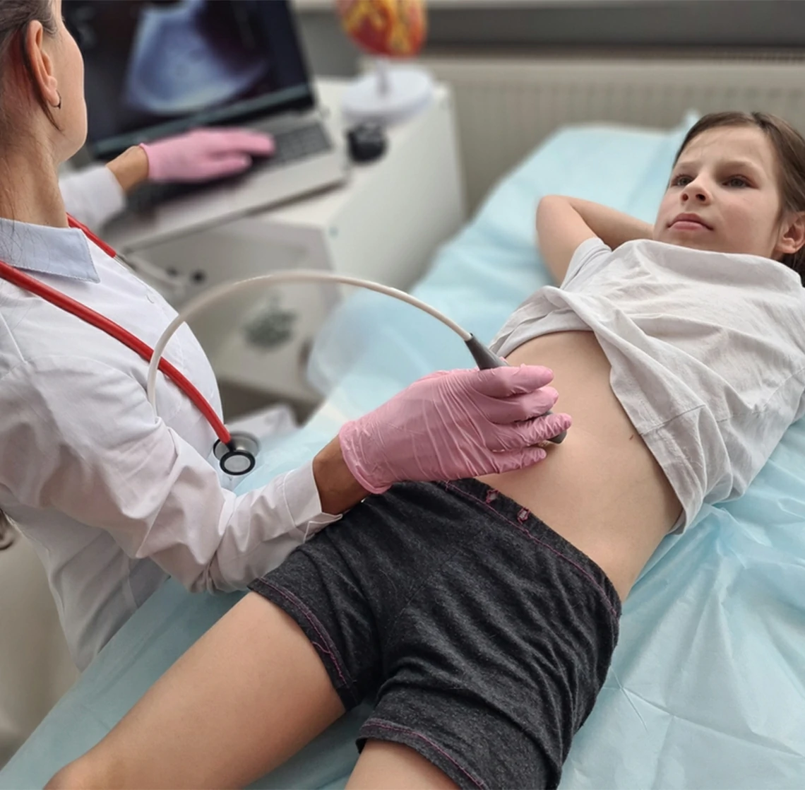ultrasonido de apendice pediatrico
