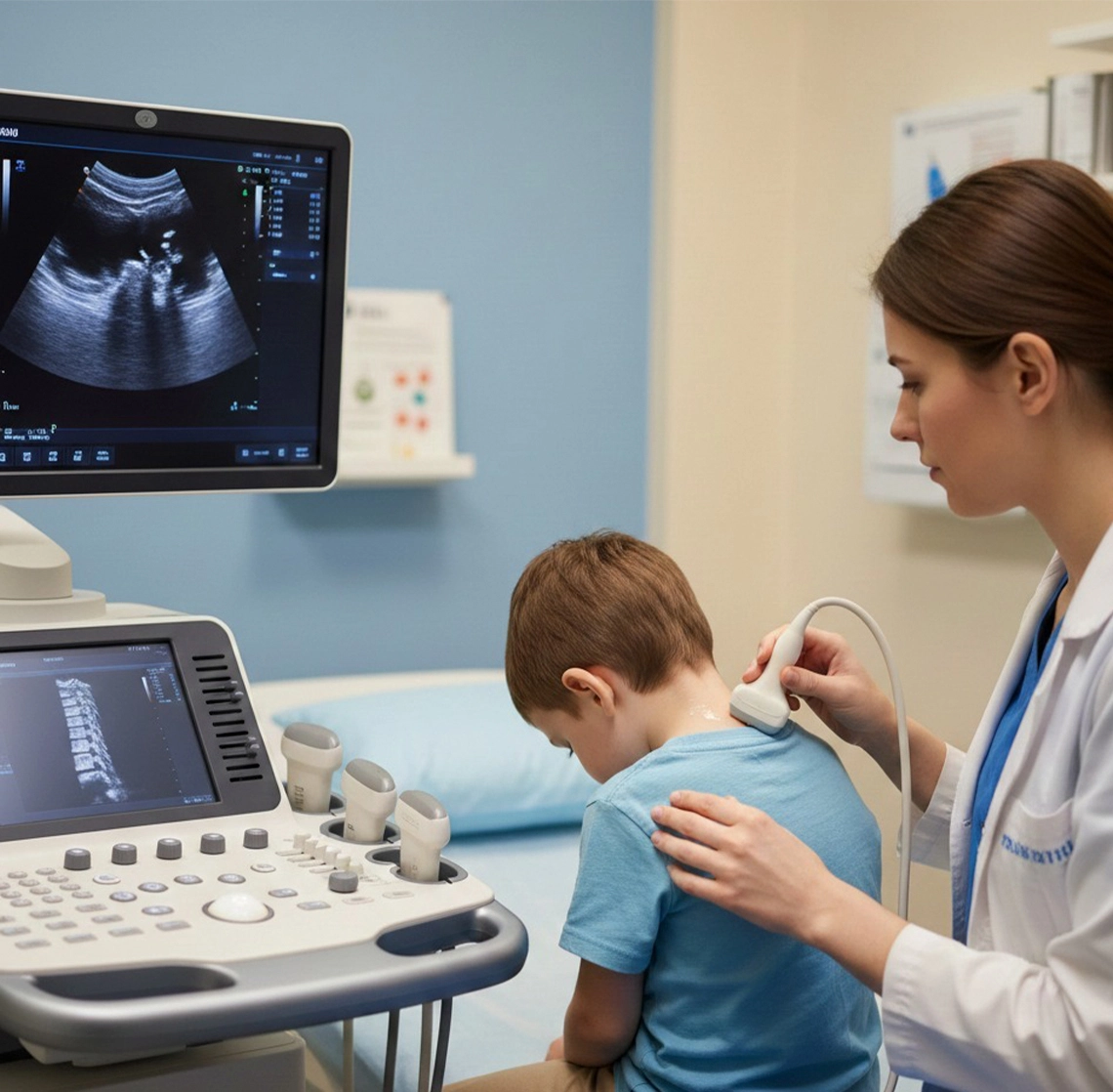 ultrasonido de cervicales pediatrico