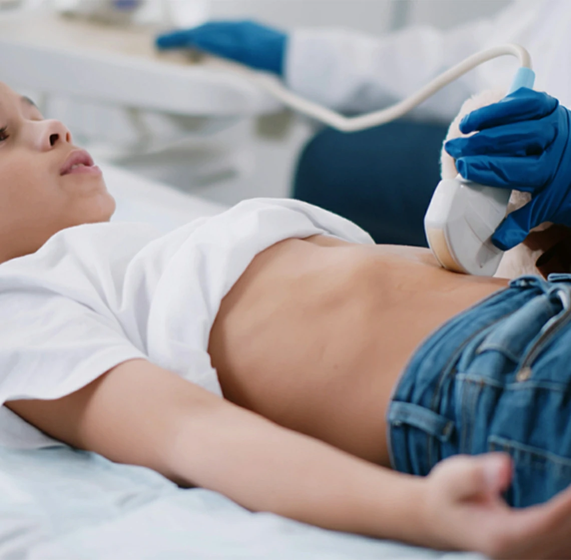ultrasonido higado y via biliar pediatrico